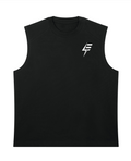 Black Bolt Heavyweight cotton white logo cut off