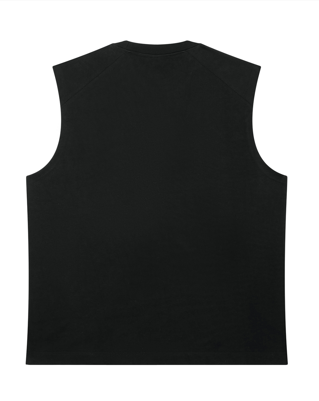 Black Bolt Heavyweight cotton white logo cut off